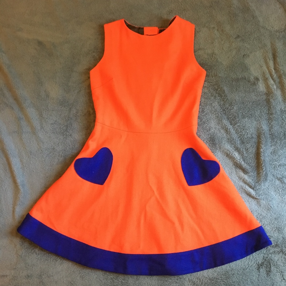 Nishe - Retro Dress with Heart Pockets - Size UK10